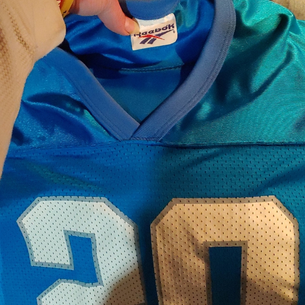 Reebok vintage Detroit Lions Barry Sanders jersey